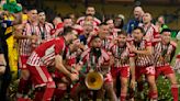 Celebrations in Greece as Olympiakos beats Fiorentina 1-0 for first European title