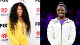 SZA hilariously beats Simone Biles in a handstand competition in 2024 Olympics promo clip