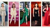 Catherine Zeta-Jones' best-ever looks, from jewel-hued gowns to sparkly frocks