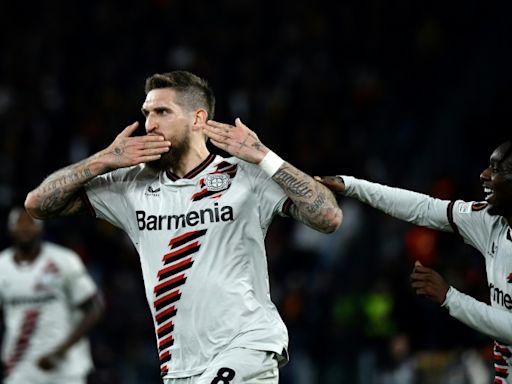 Gran paso de Leverkusen hacia final de Europa League al ganar 2-0 en Roma