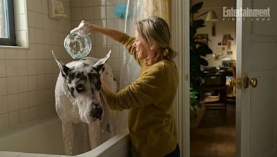 Grief-stricken Naomi Watts inherits massive Great Dane in exclusive “The Friend” first look