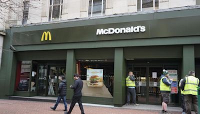 Customers locked out of McDonald's after 'group act aggressively'