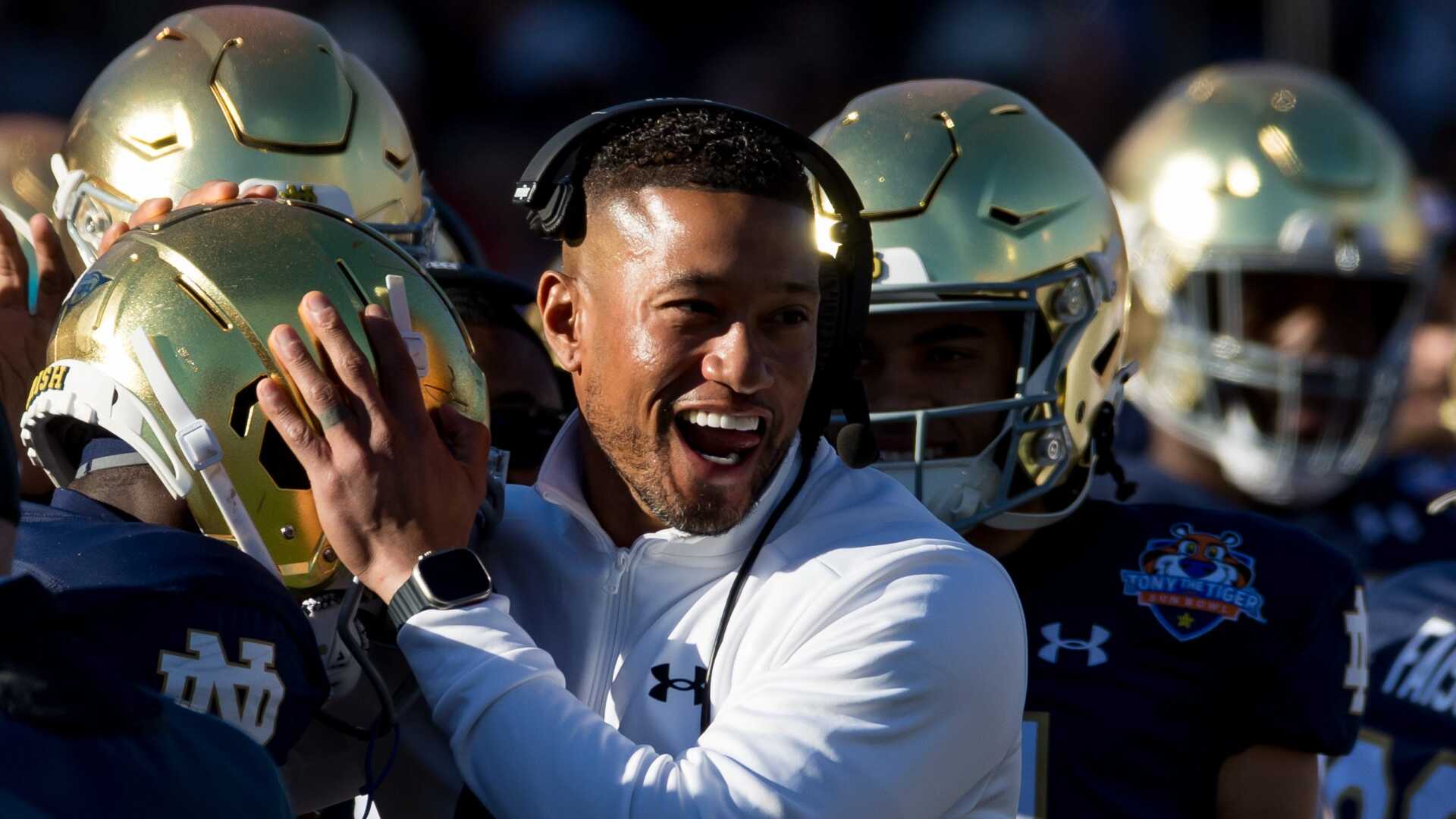 Notre Dame Blue-Gold game provides first look at Irish offense, quarterback depth for 2024