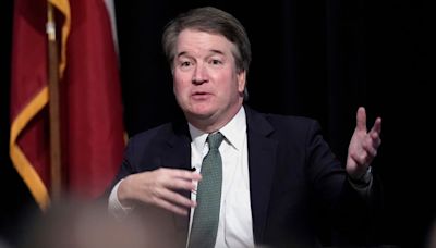 Brett Kavanaugh speaks about presidential power, his Taylor Swift fandom and an expensive trip to see Caitlin Clark