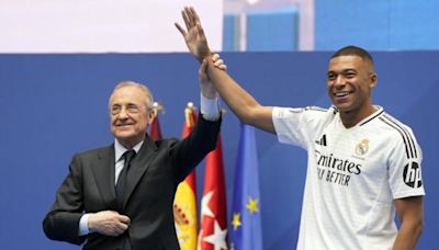 Florentino Pérez, a Mbappé: "No te has rendido nunca por vestir la camiseta del Real Madrid"