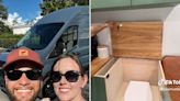 A couple transformed a 100-square-foot former Amazon delivery van into a tiny home. Here are 11 ways they maximized every inch of space.