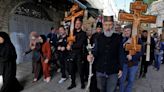 Orthodox Christians mark Good Friday with Via Dolorosa procession in Jerusalem