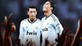 Mesut Ozil impresses Cristiano Ronaldo with bulging biceps