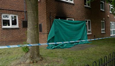 Investigation as two people seriously hurt in fire