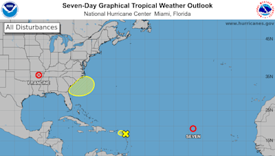 Storm tracker: Francine expected to dissipate Friday; another tropical storm could form