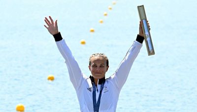 Carrington wins third canoe sprint gold in Paris