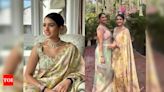 Radhika Merchant Saree: Radhika Merchant stuns in Sabyasachi Saree | - Times of India