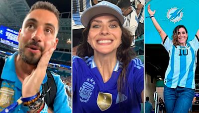La euforia de los famosos tras el triunfo de la Selección Argentina en la Copa América