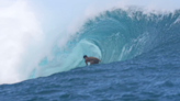 Watch Filipe Toledo Air Drop Into This Wave at Teahupo’o