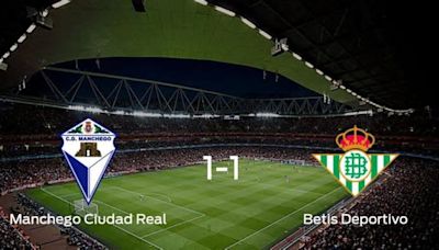 El Ciudad Real y el Betis Deportivo reparten los puntos tras empatar a uno