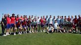 De la Fuente anima a la selección olímpica en su último entrenamiento antes de viajar a París