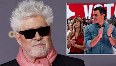 De Pedro a Pedro, Almodóvar sale al rescate de Sánchez: "Me puse a llorar como un niño cuando me enteré"