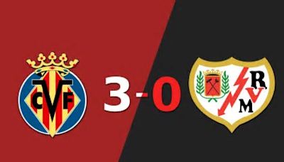 Villarreal goleó 3-0 a Rayo Vallecano con doblete de Alexander Sorloth