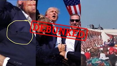 Was Trump really shot in the chest? No, these images of the assassination attempt are fake or misleading