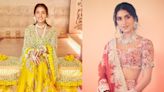 In Pics: Bride-to-be Radhika Merchant wears dupatta entirely made of real flowers at Haldi ceremony