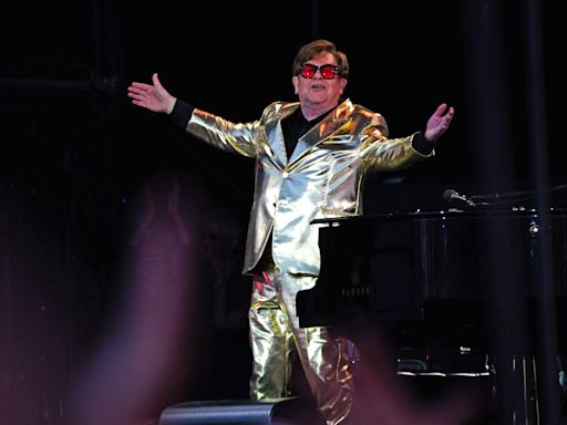 Elton John shares unseen footage from 2023 Glastonbury headline set