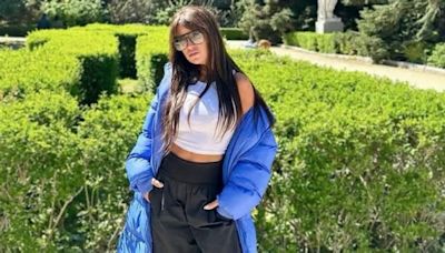 Desde Madrid, Florencia Peña confirma que los pantaloncitos van con culotte a la vista
