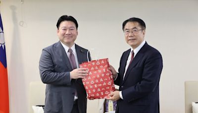 日本別府市長長野恭紘拜會黃偉哲 盼深化交流