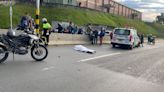 Accidentes en Manizales dejan un motociclista muerto y un adulto mayor herido