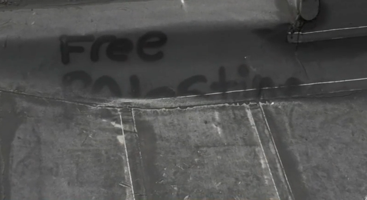 Jewish fraternity house at Temple University vandalized with 'Free Palestine' spray-painted on roof