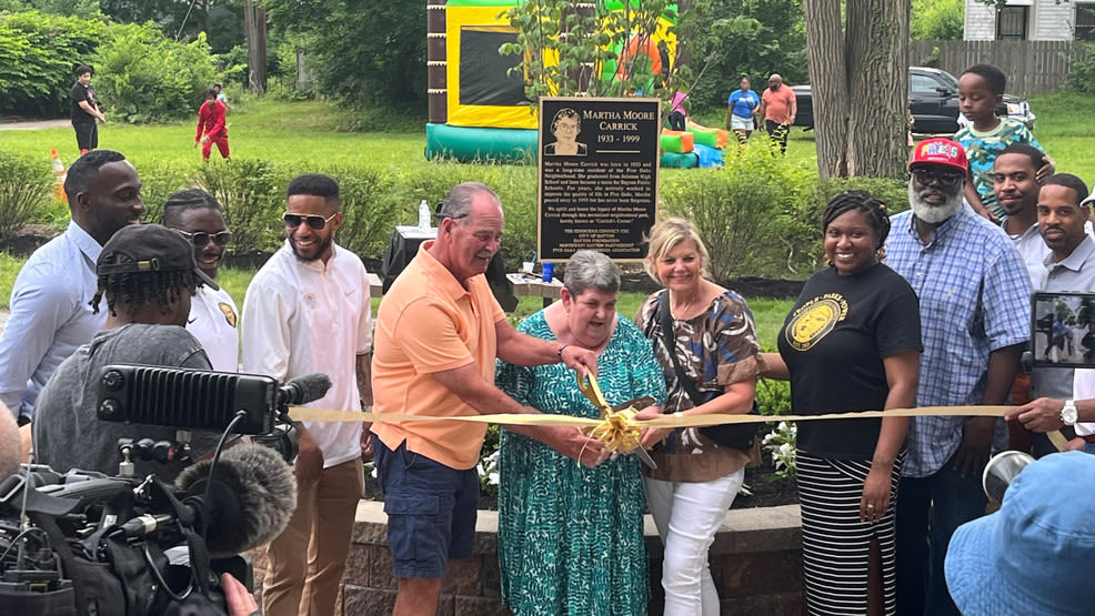 Dayton unveils Carrick's Corner, a tribute park in Five Oaks neighborhood