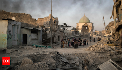 Five IS-era bombs found hidden inside walls of Mosul's al-Nouri Mosque - Times of India