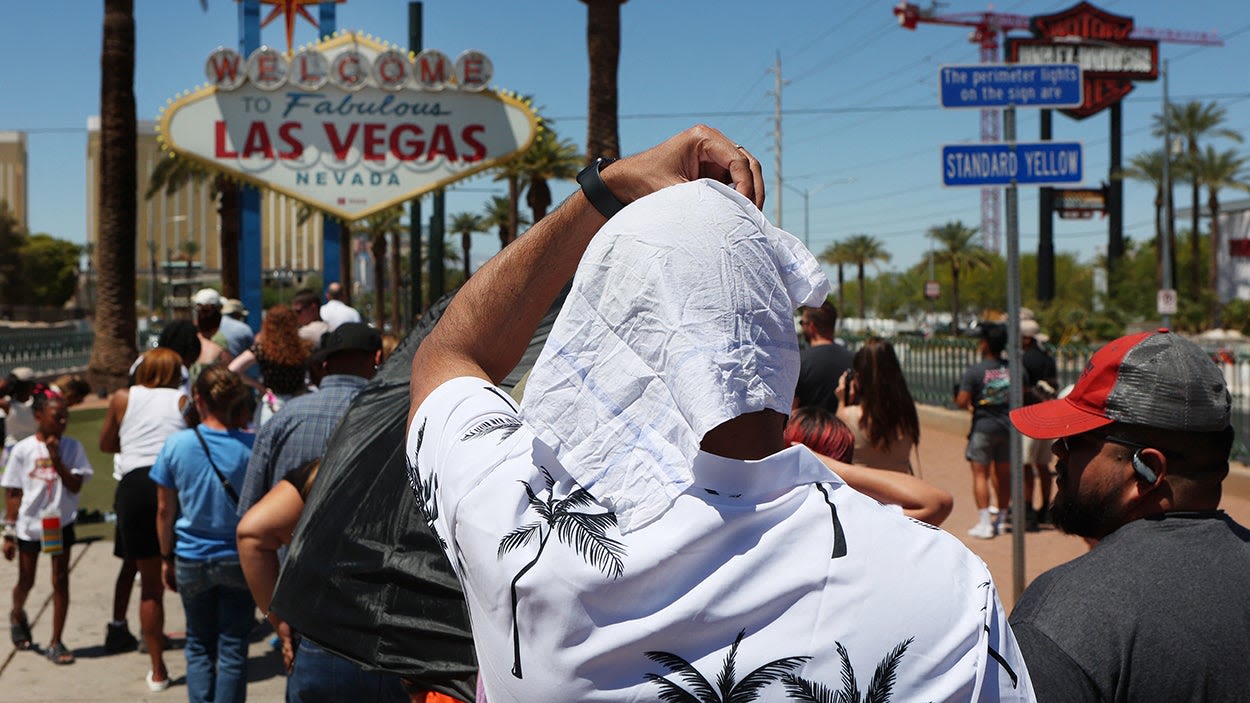 Life-threatening triple-digit heat across West could threaten Las Vegas' earliest 110-degree day on record