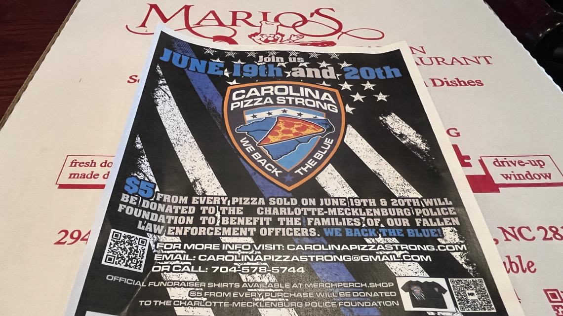 'A way for everybody to come together,': Carolina Pizza Strong campaign raising money for fallen officers' families