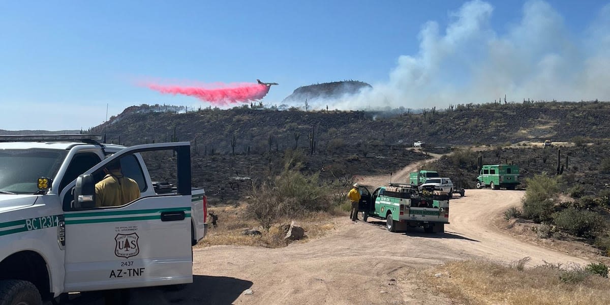 Sugar Fire burns 200+ acres in Tonto National Forest near Fountain Hills