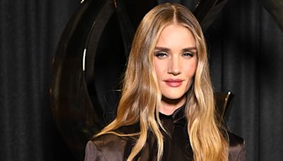 Rosie Huntington-Whiteley Just Made The 'Suspenders Dress' A Thing At PFW