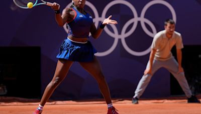 Coco Gauff loses an argument with the chair umpire and a match to Donna Vekic at the Paris Olympics