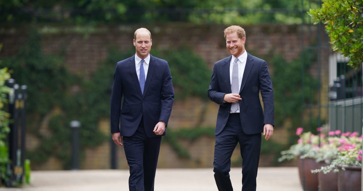 Prince Harry and Prince William Set to Come Face to Face at Family Funeral for Lord Robert Fellowes