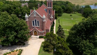 Man arrested after 14 cattle were killed with a crossbow at St. Gregory's Abbey