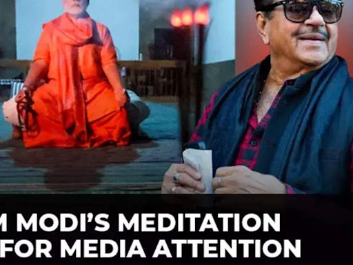 PM Modi’s meditation is for media attention, says Shatrughan Sinha