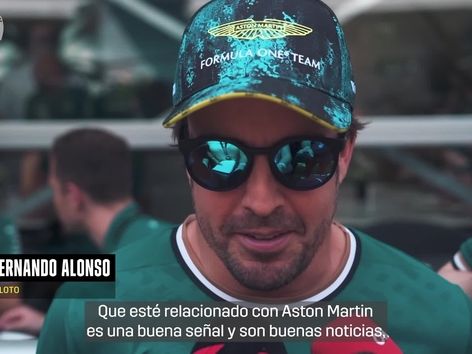 Alonso, sobre Newey: "Son buenas noticias que una leyenda y Aston Martin estén relacionados" - MarcaTV