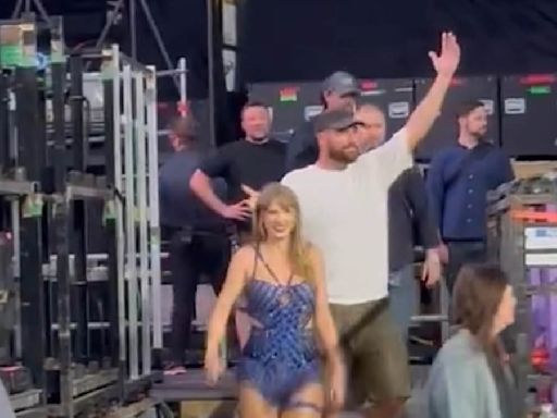 Kelce was 'sprinting' to meet Swift in Amsterdam, comedian says