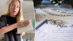 Bride issues viral warning after post office wedding invite snag