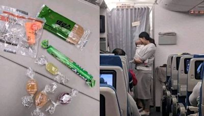 Child Crying On Flight? Woman Distributes 200 Bags Filled With Earplug, Chewing Gum & Sweets To Passengers