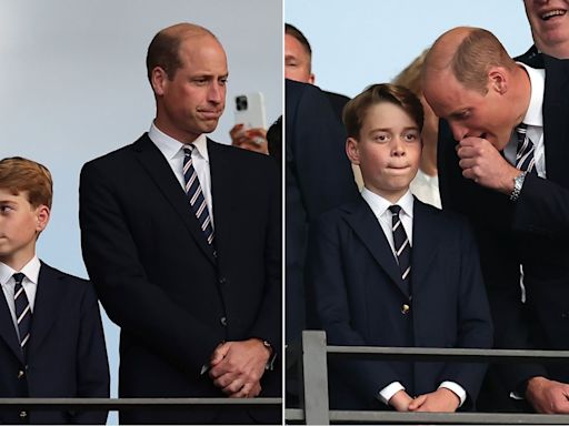 Prince William anxiously watches Euro 2024 final with Prince George – live updates