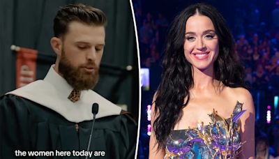 Katy Perry edits Harrison Butker’s controversial graduation speech for her ‘girls’ and ‘gays’