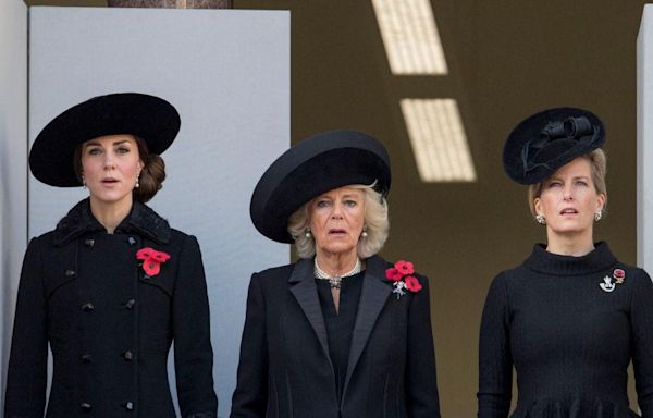 Queen Camilla 'Ruffled a Few Feathers' After Banning Kate Middleton and Sophie Wessex From Wearing Blue at Royal Engagements