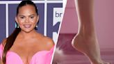 Chrissy Teigen Re-Created The "Barbie" Arched Feet Scene, And Her Attempt Is So Impressive