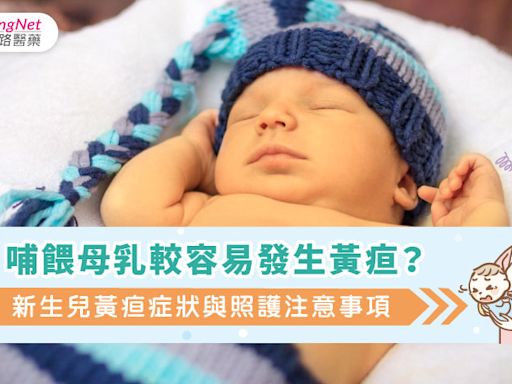 哺餵母乳較容易發生黃疸？新生兒黃疸症狀與照護注意事項