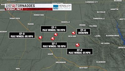 7 tornadoes confirmed across Indiana; surveys continuing