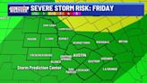 Strong storms possible late week into the weekend